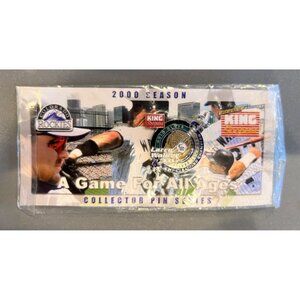 2000 MLB Colorado‎ Rockies King Soopers Larry Walker Milestone Promo Pin Sealed
